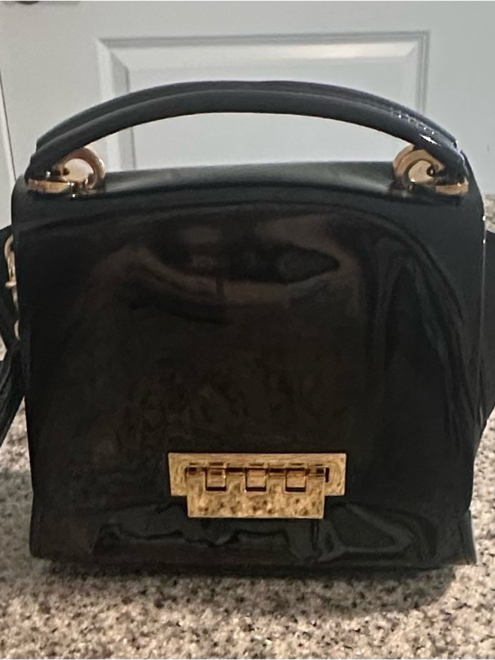 Zac Posen Patent Leather Handbag Crossbody
